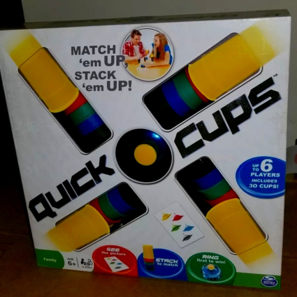 Spin Master Games, QUICK CUPS - New Game FACTORY SEALED QUICK CUPS Original